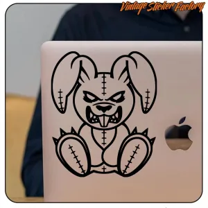 Pegatina Evil Bunny para moto y café racer
