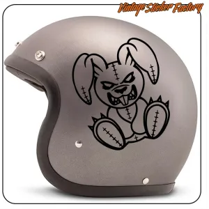 Autocollant Evil Bunny pour moto et café racer
