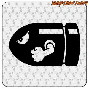 Pegatina BULLET SUPER MARIO. Comprar pegatinas.