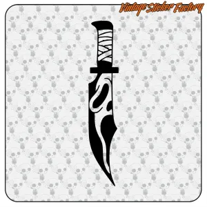 THE MASK KNIFE Sticker – Mask and Knife Design