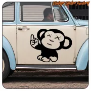AUTOCOLLANT JDM MONKEY. ACHETEZ DES AUTOCOLLANTS EN VINYLE.