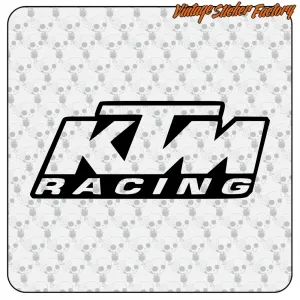 KTM RACING MONOCOLOR' STICKERS.