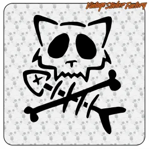 Pegatina DEAD CAT. Comprar pegatinas.