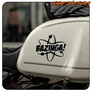 BAZINGA Sticker – The Big Bang Theory Vinyl Decal