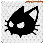 AUTOCOLLANT SCARY CAT. ACHETEZ DES AUTOCOLLANTS EN VINYLE.