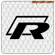 Autocollant logo VW Golf R | Vinyle pour voiture Volkswagen