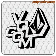 Autocollant VOLCOM Logo en vinyle découpé