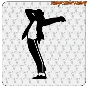 MICHAEL JACKSON 3 AUFKLEBER. KAUFEN SIE VINYLAUFKLEBER.
