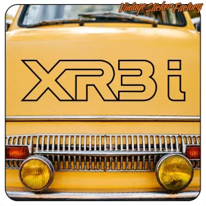 AUTOCOLLANT XR3i. ACHETEZ DES AUTOCOLLANTS EN VINYLE.