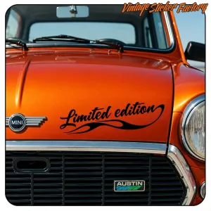 Autocollant LIMITED EDITION café racer vintage