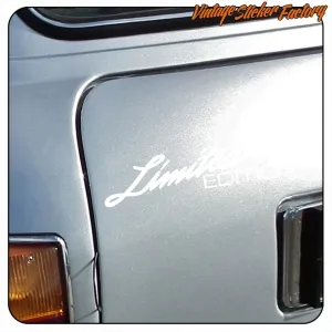 LIMITED EDITION 2' STICKERS.