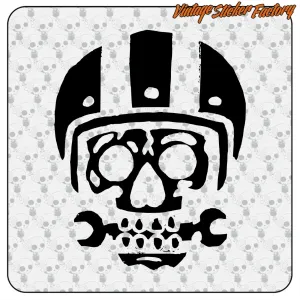 Pegatina HELMET SKULL. Comprar pegatinas.