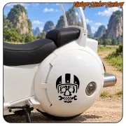 HELMET SKULL AUFKLEBER. KAUFEN SIE VINYLAUFKLEBER.