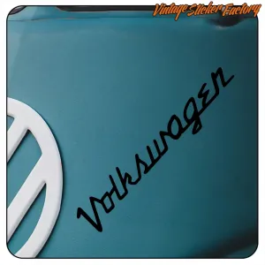 Pegatina emblema Volkswagen modelo 1 | Vinilo coche VW