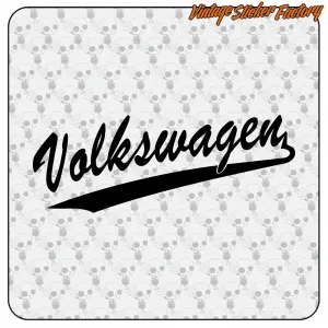 Volkswagen emblem sticker model 2 | Vinyl decal for VW car