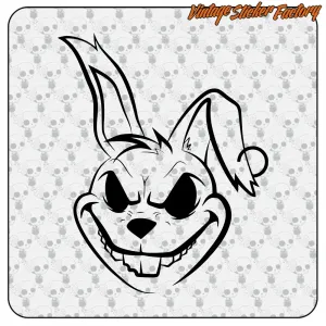 AUTOCOLLANT MAD BUNNY. ACHETEZ DES AUTOCOLLANTS EN VINYLE.