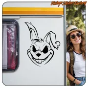 AUTOCOLLANT MAD BUNNY. ACHETEZ DES AUTOCOLLANTS EN VINYLE.