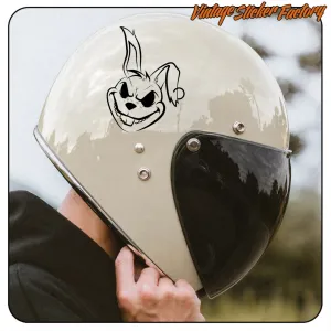 MAD BUNNY tattoo motorcycle sticker