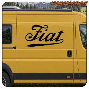 Pegatina FIAT VINTAGE LOGO. Comprar pegatinas.