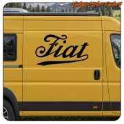 FIAT VINTAGE LOGO' STICKERS.