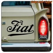 FIAT VINTAGE LOGO' STICKERS.