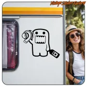 Pegatina DOMO-KUN TURBO. Comprar pegatinas.