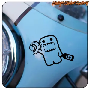 Pegatina DOMO-KUN TURBO. Comprar pegatinas.
