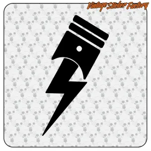 Pegatina RAYO PISTON para moto Harley y custom