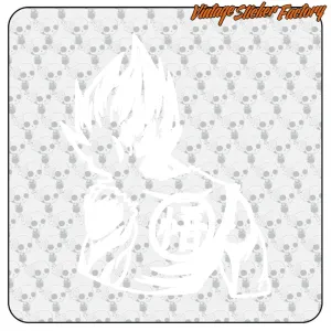 AUTOCOLLANT GOKU BACK. ACHETEZ DES AUTOCOLLANTS EN VINYLE.
