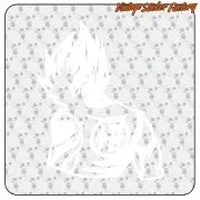 Pegatina GOKU BACK. Comprar pegatinas.