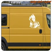 GOKU BACK' STICKERS.