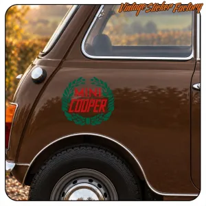 AUTOCOLLANT MINI COOPER LOGO. ACHETEZ DES AUTOCOLLANTS EN VINYLE.