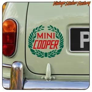 Pegatina MINI COOPER LOGO. Comprar pegatinas.