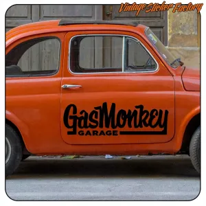 AUTOCOLLANT GAS MONKEY GARAGE. ACHETEZ DES AUTOCOLLANTS EN VINYLE.