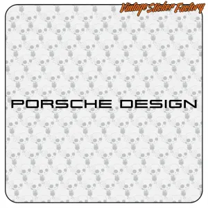 AUTOCOLLANT PORSCHE DESIGN. ACHETEZ DES AUTOCOLLANTS EN VINYLE.