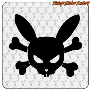 AUTOCOLLANT BUNNY SKULL. ACHETEZ DES AUTOCOLLANTS EN VINYLE.