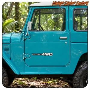 TOYOTA 4WD AUFKLEBER. KAUFEN SIE VINYLAUFKLEBER.