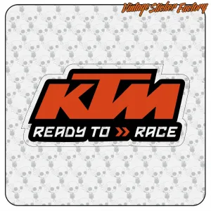 KTM Ready To Race Sticker | Vinyl decal