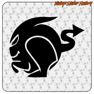 Autocollant VW Devil Rabbit | Vinyle pour Volkswagen Golf ou Rabbit