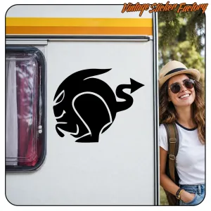 Autocollant VW Devil Rabbit | Vinyle pour Volkswagen Golf ou Rabbit