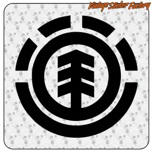 Autocollant Element Logo en vinyle découpé