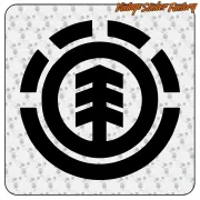 Autocollant Element Logo en vinyle découpé
