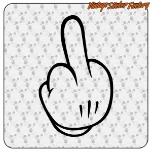 AUTOCOLLANT MICKEY FINGER. ACHETEZ DES AUTOCOLLANTS EN VINYLE.