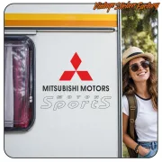 MITSUBISHI MOTOR SPORTS AUFKLEBER. KAUFEN SIE VINYLAUFKLEBER.
