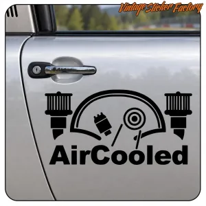 Aircooled VW boxer engine sticker | Vinyl decal for classic Volkswagen