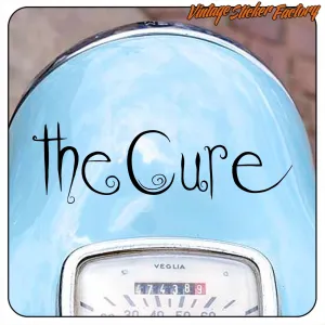 THE CURE 3 AUFKLEBER. KAUFEN SIE VINYLAUFKLEBER.