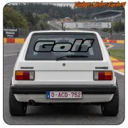 VW Golf vinyl sticker for car
