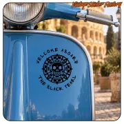 AUTOCOLLANT WELCOME ABOARD - THE BLACK PEARL. ACHETEZ DES AUTOCOLLANTS EN VINYLE.