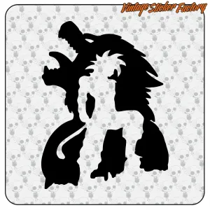 Pegatina GOKU - guerrero. Comprar pegatinas.