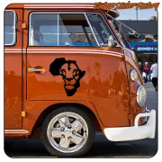 Autocollant lion africain pour 4x4